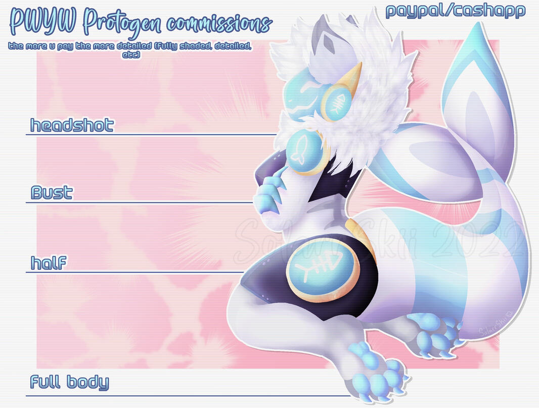 Commission sheet